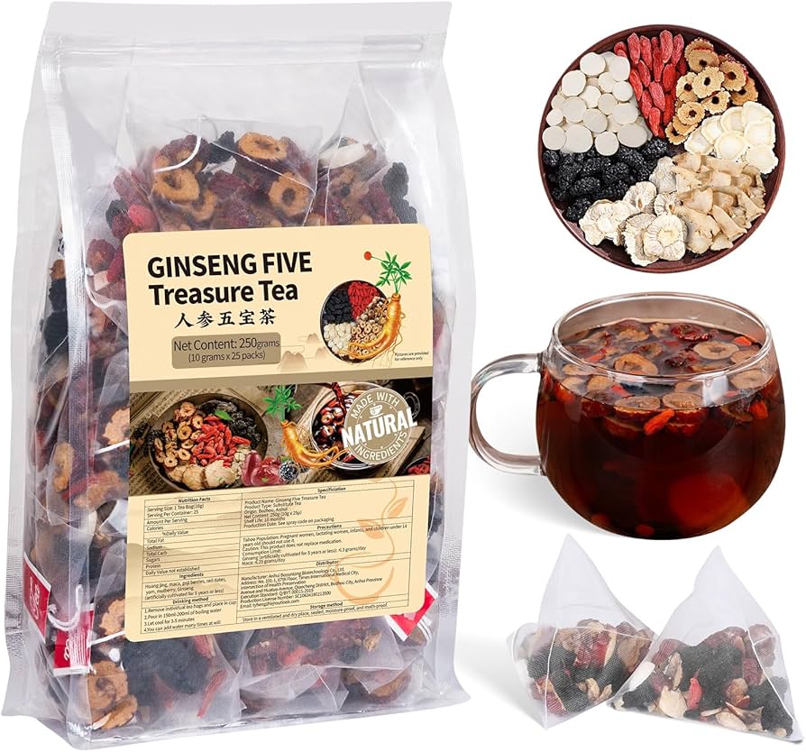 18 Flavor Ginseng Health Treasure Tea (20 bags)