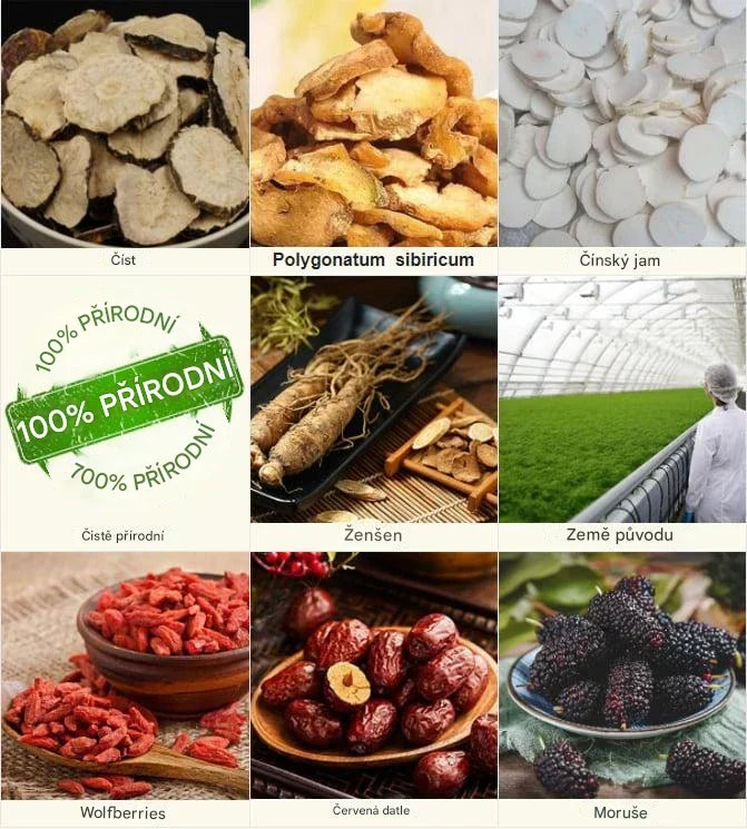 Natural Health Treasure Tea with Ginseng & 18 Herbs (20 Bags)